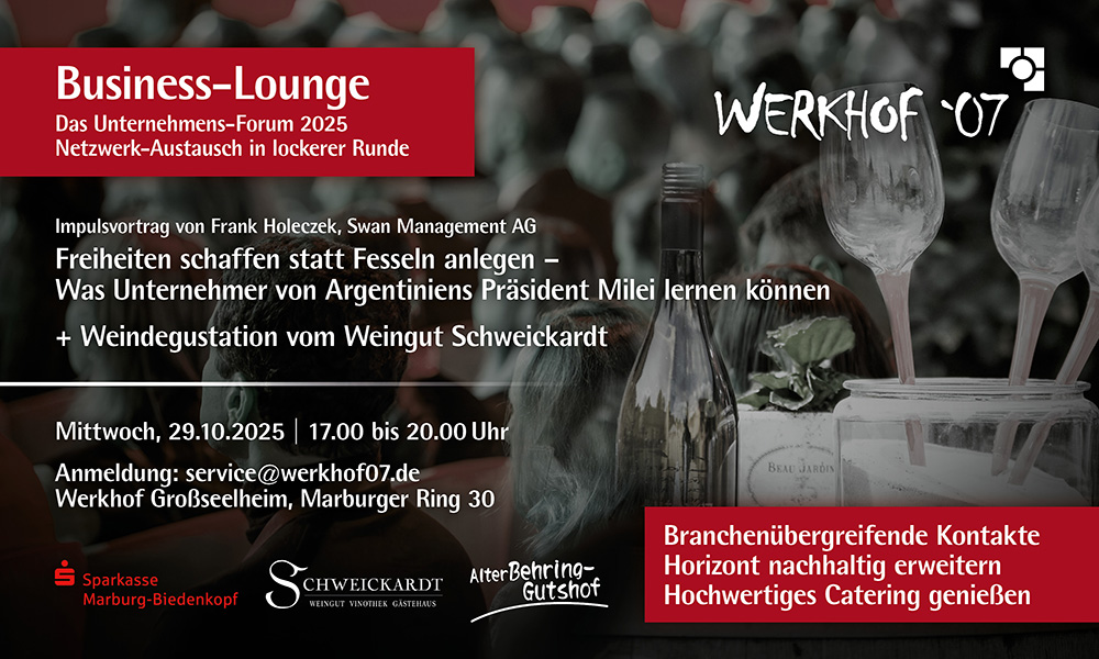Business Lounge Einladung 2025